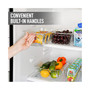 4 Pack Large Clear Fridge Organizers and Storage