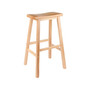 Home Decorative Contemporary Saddle Seat 29" Stool, Single, RTA