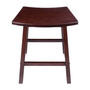 Katashi 23.78" Wood Fan Shape Counter Stool