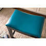 Jaden Bonded Leather Saddle Bar Stool