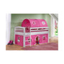 Addison White Junior Loft Bed with a Playhouse