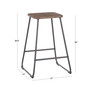 Zac Counter Stool, Set of 2