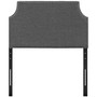 Laura Twin Upholstered Fabric Headboard