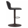 44" Steel, Polyurethane Vital Adjustable Base Bar Chair