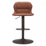 44" Steel, Polyurethane Vital Adjustable Base Bar Chair