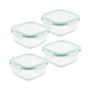 Purely Better™ Glass 8-Pc. Square 17-Oz. Food Storage Containers