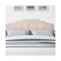 Aspen Crown Silhouette Headboard with Button Tufting, King