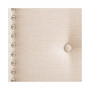 Aspen Crown Silhouette Headboard with Button Tufting, King