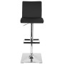 Captain Adjustable Barstool with Swivel in Faux Leather