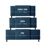Fairfield 3-in-1 Expandable Panel Fabric Headboard, Double, Queen or King