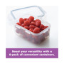Easy Essentials Rectangular 20-Oz. Food Storage Container, Set of 6