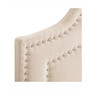 Aspen Crown Silhouette Headboard with Button Tufting, Single/Twin