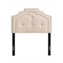Aspen Crown Silhouette Headboard with Button Tufting, Single/Twin