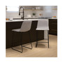 24" Commercial Grade LeatherSoft Counter Height Barstools - Set of 2