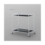 Lonnie Serving Bar Cart with Metal Frame