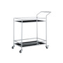 Lonnie Serving Bar Cart with Metal Frame