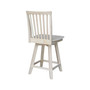 Mission Counter Height Stool with Swivel and Auto Return