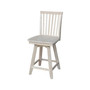 Mission Counter Height Stool with Swivel and Auto Return