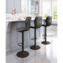 45" Steel, Polyurethane Seth Adjustable Base Bar Chair