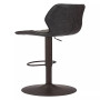 45" Steel, Polyurethane Seth Adjustable Base Bar Chair