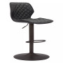 45" Steel, Polyurethane Seth Adjustable Base Bar Chair