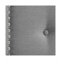 Headboard with Nail Head Trim, King