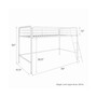 Cora Junior Metal Loft Bed