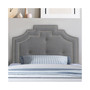 Headboard with Nail Head Trim, Twin