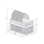 Addison Espresso Finish Junior Loft Bed,Tent and a Playhouse with Trim