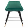 36" Steel, Polyester Piccolo Pencil Legs Counter Chair