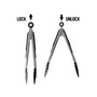Premium Set of Stainless Steel Tongs 2-Pc.