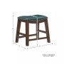 Gilman 18" Height Saddle Stool