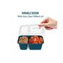 Prep 2-Compartment Snack Container Set, 20 Pieces