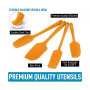 Silicone Spatula Set - 4Pc.