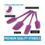Silicone Spatula Set - 4Pc.