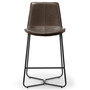 Set of 2 Amery Iron Frame Vintage-like Counter Stool