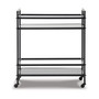 32" Metal Bar Cart