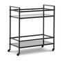 32" Metal Bar Cart