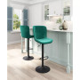 46" Steel, Polyester Tarley Adjustable Base Bar Chair