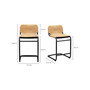Baker Counter Stool Tan-Set Of Two