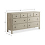 Parker 8 Drawer Dresser, Created for Macy's
