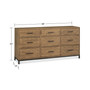 Gatlin 9 Drawer Dresser, Created for Macy's