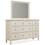 Sag Harbor White 9 Drawer Dresser