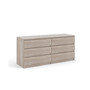 Scottsdale 6 Drawer Double Dresser