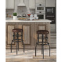 Delvan Padded Bar Stool, Set of 2