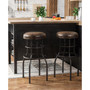 Delvan Padded Bar Stool, Set of 2