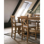 Janet Driftwood Transitional Counterheight Chairs, Set of 2