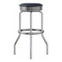 Summit 2-Piece Swivel Bar Stool with Leather