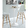 Lippa 28" Artificial Marble Bar Table