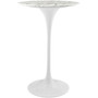 Lippa 28" Artificial Marble Bar Table